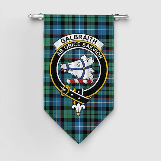 Galbraith Ancient Tartan Crest Gonfalon