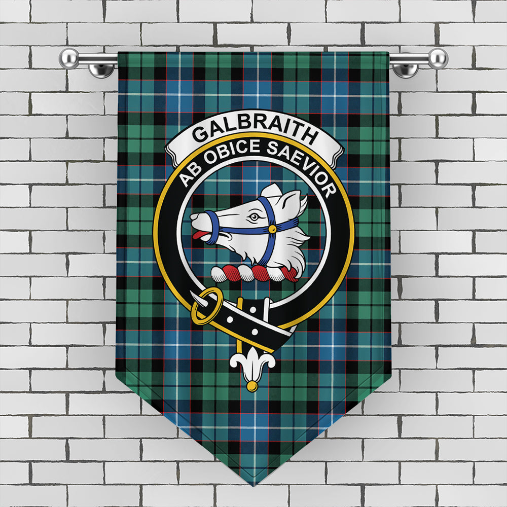 Galbraith Ancient Tartan Crest Gonfalon