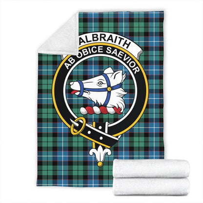 Galbraith Ancient Tartan Crest Premium Blanket