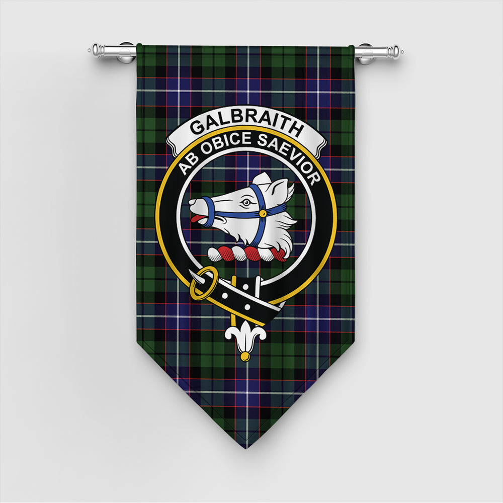 Galbraith Modern Tartan Crest Gonfalon