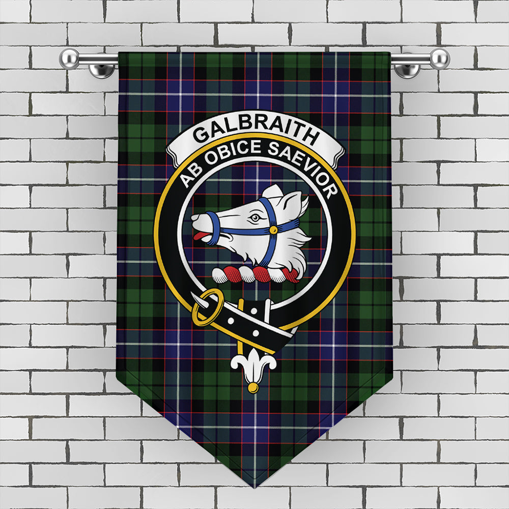 Galbraith Modern Tartan Crest Gonfalon