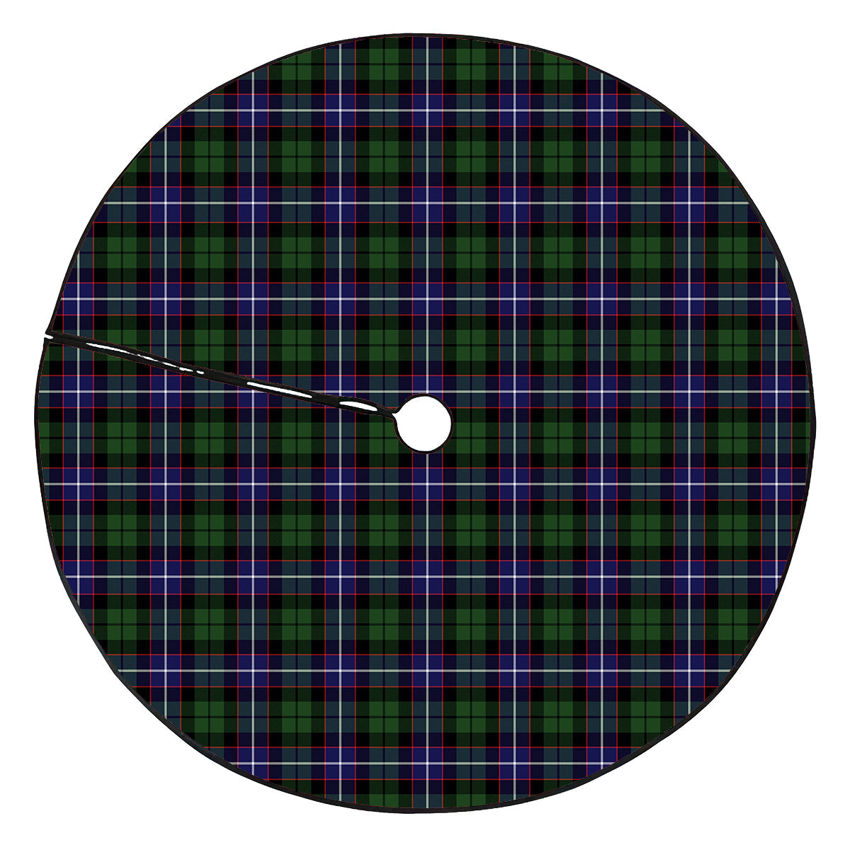 Galbraith Modern Tartan Plaid Christmas Tree Skirt