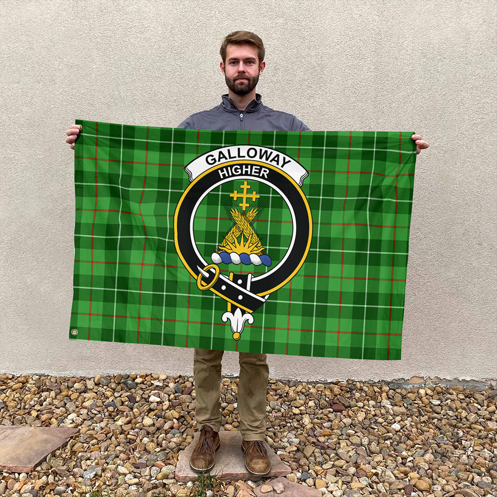 Galloway District Tartan Classic Crest House Flag