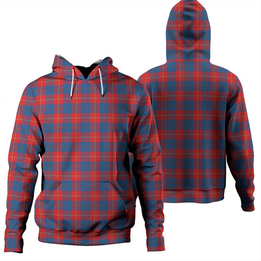 Galloway Red Tartan Plaid Hoodie