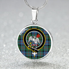 Gammell 1978 Ancient Tartan Crest Circle Necklace