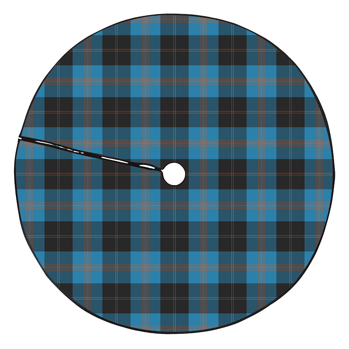 Garden Tartan Plaid Christmas Tree Skirt