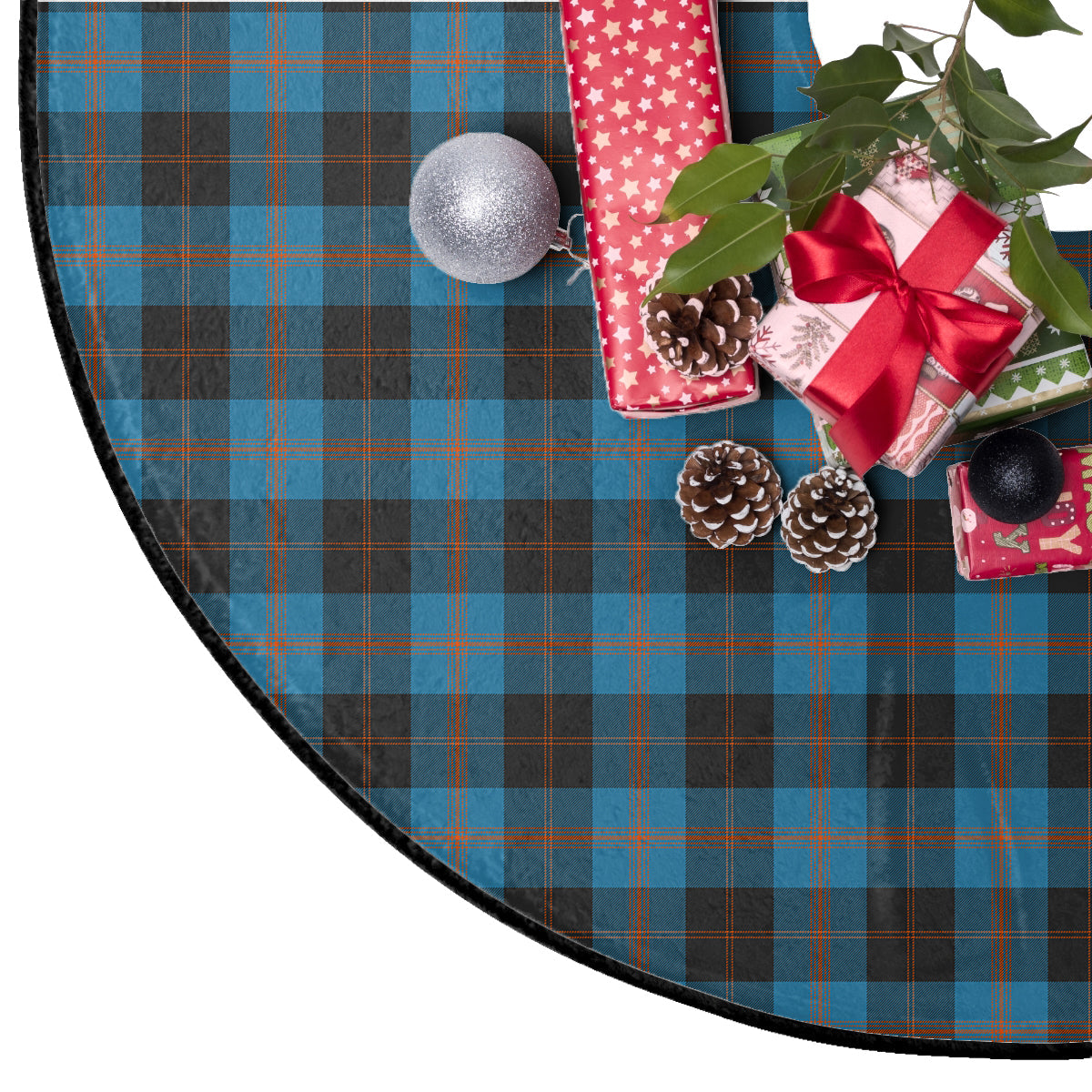 Garden Tartan Plaid Christmas Tree Skirt