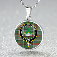Gayre Ancient Tartan Crest Circle Necklace