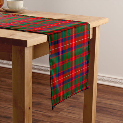 Geddes Modern Tartan Crest Table Runner