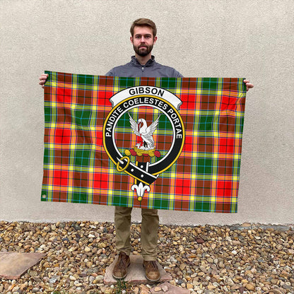 Gibbs Tartan Classic Crest House Flag