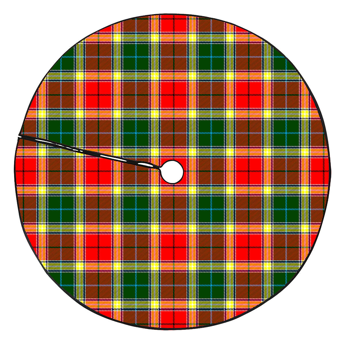 Gibson Tartan Plaid Christmas Tree Skirt