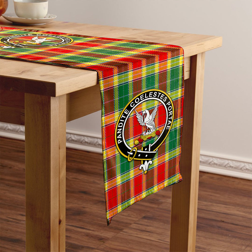 Gibson (Gibbs) Modern Tartan Crest Table Runner