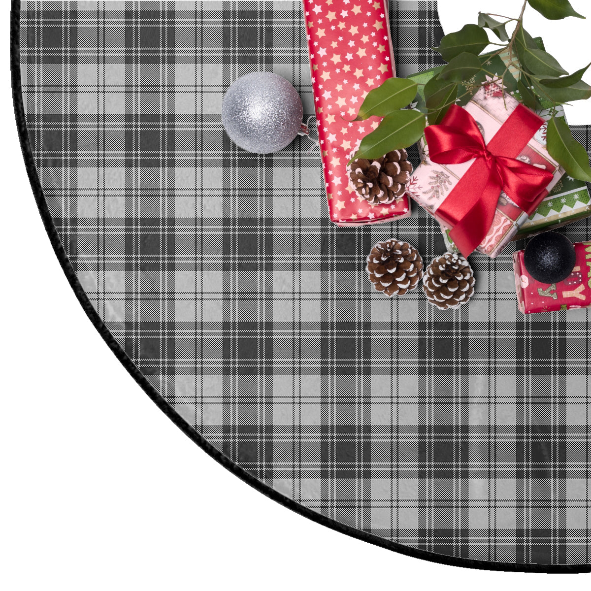 Glen Tartan Plaid Christmas Tree Skirt