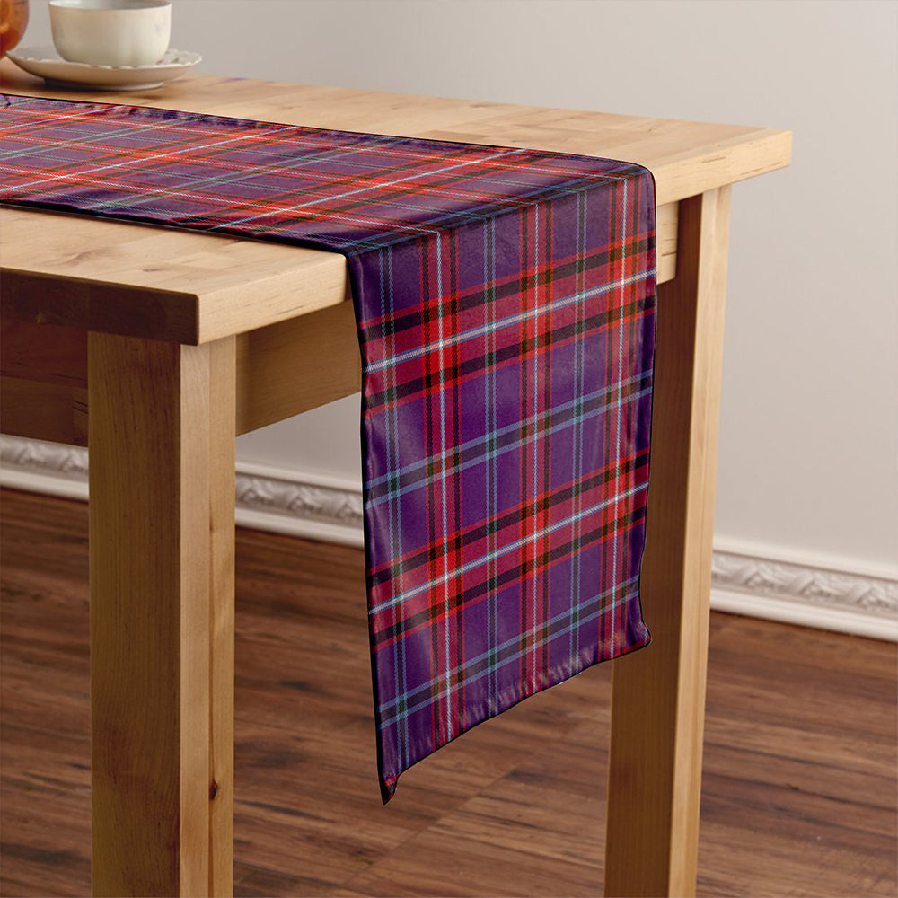 Glenn Weathered Tartan Crest Table Runner