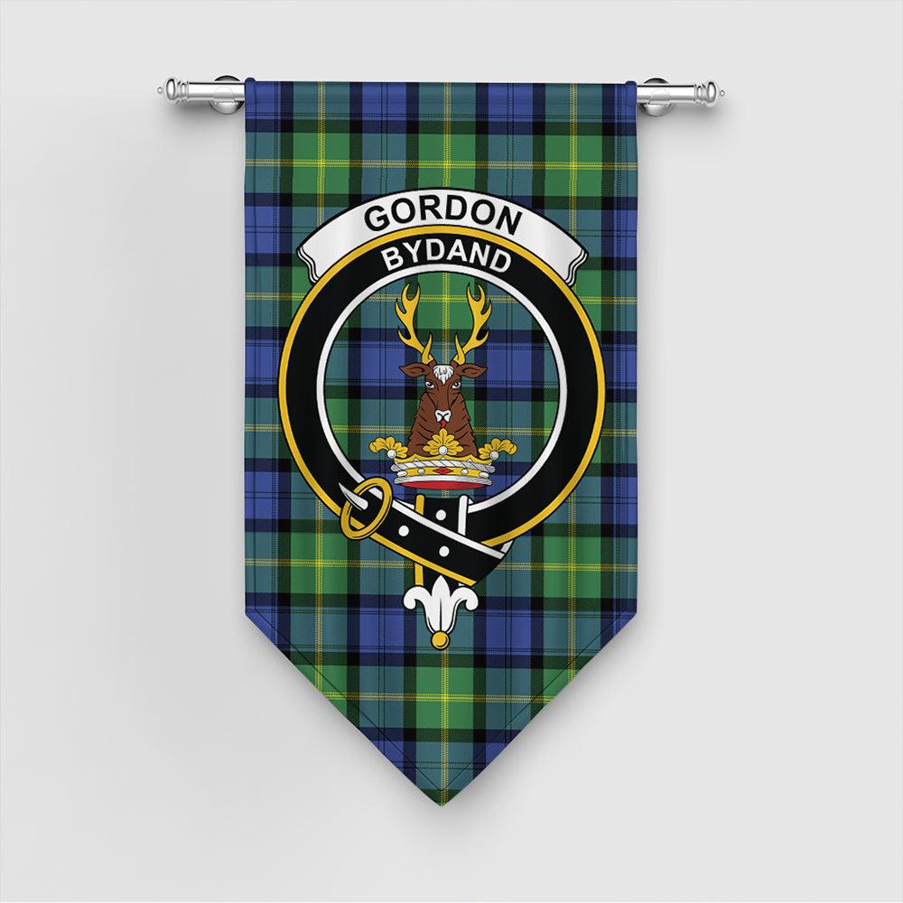 Gordon Old Ancient Tartan Crest Gonfalon