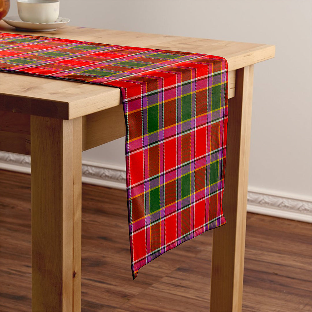 Gordon of Abergeldie Modern Tartan Crest Table Runner