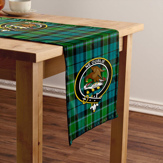 Graham of Menteith Ancient Tartan Crest Table Runner