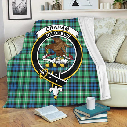 Graham of Montrose Ancient Tartan Crest Premium Blanket