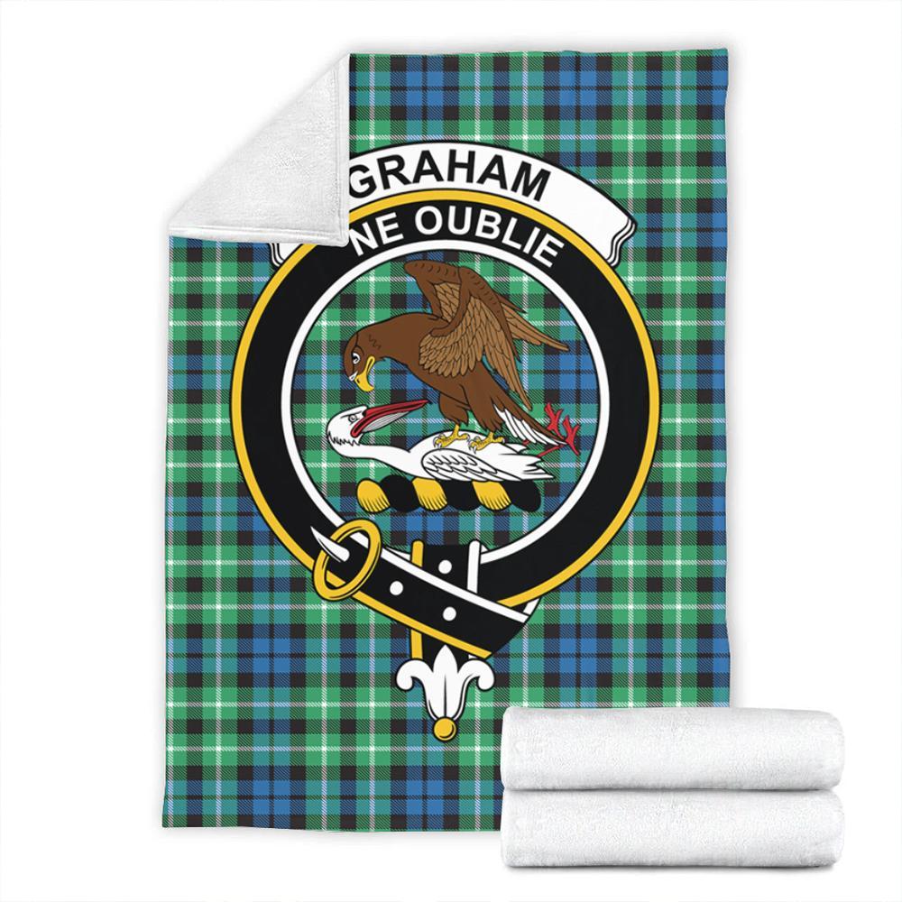 Graham of Montrose Ancient Tartan Crest Premium Blanket