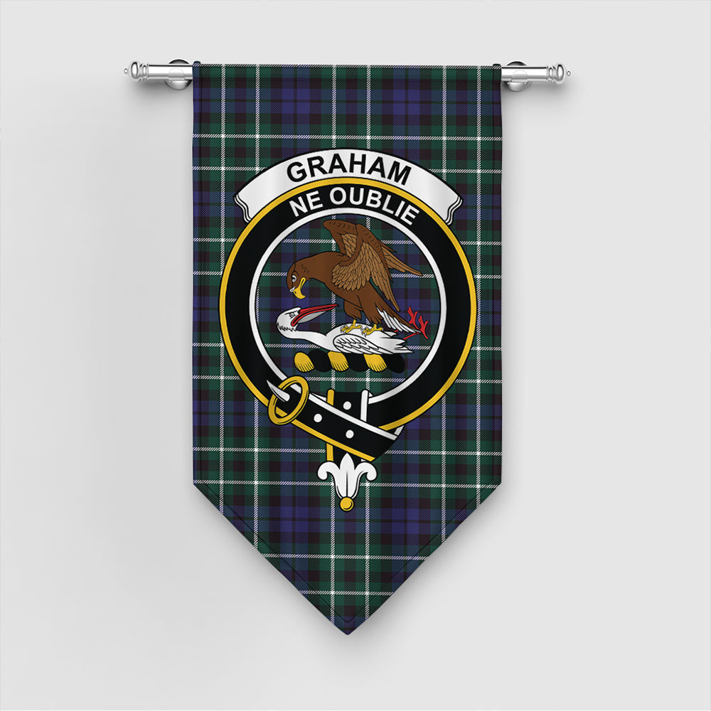 Graham of Montrose Modern Tartan Crest Gonfalon