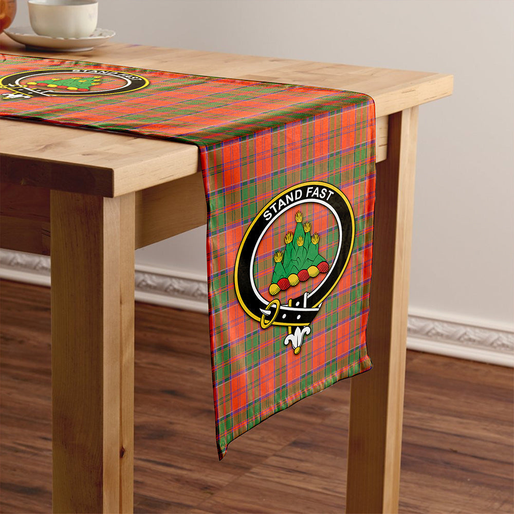 Grant Ancient Tartan Crest Table Runner