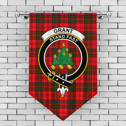 Grant Modern Tartan Crest Gonfalon