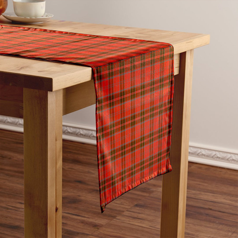 Grant Weathered Tartan Crest Table Runner