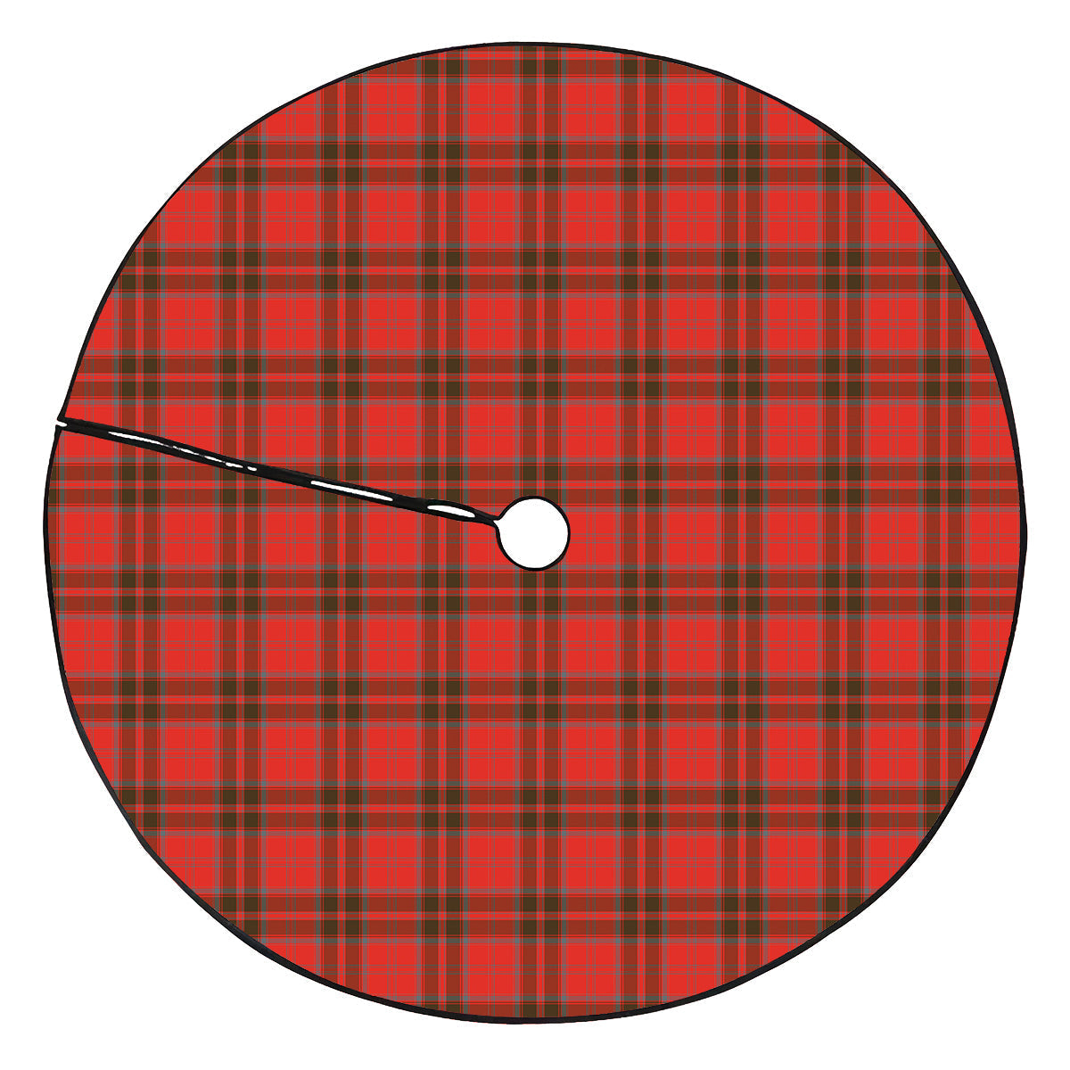 Grant Weathered Tartan Plaid Christmas Tree Skirt