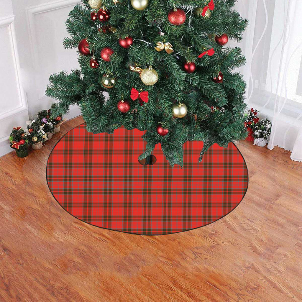 Grant Weathered Tartan Plaid Christmas Tree Skirt