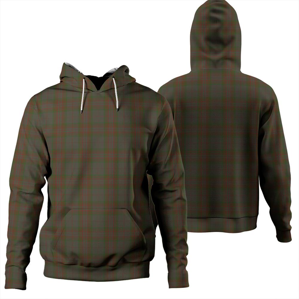 Gray Tartan Plaid Hoodie