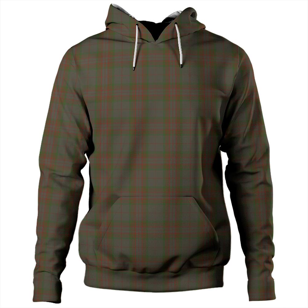 Gray Tartan Plaid Hoodie