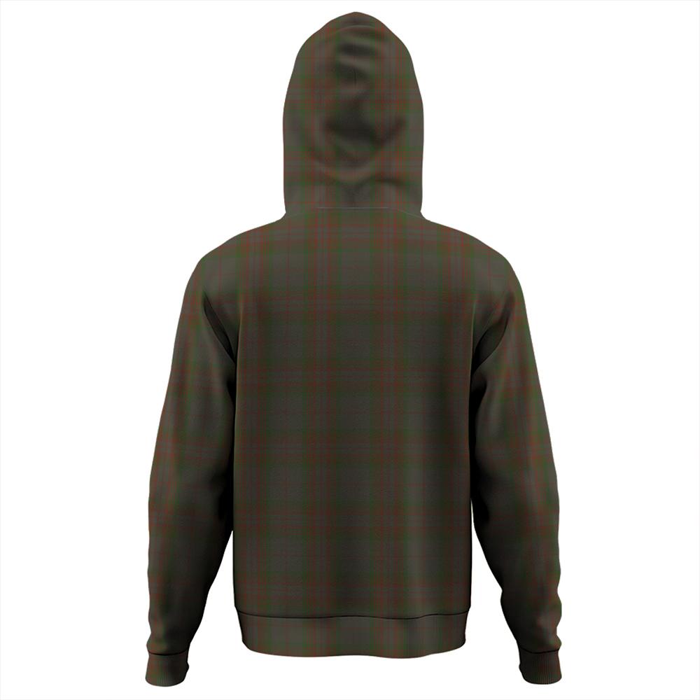 Gray Tartan Plaid Hoodie