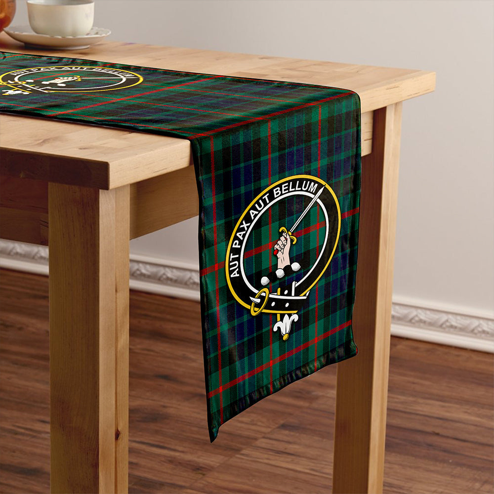 Gunn Modern Tartan Crest Table Runner