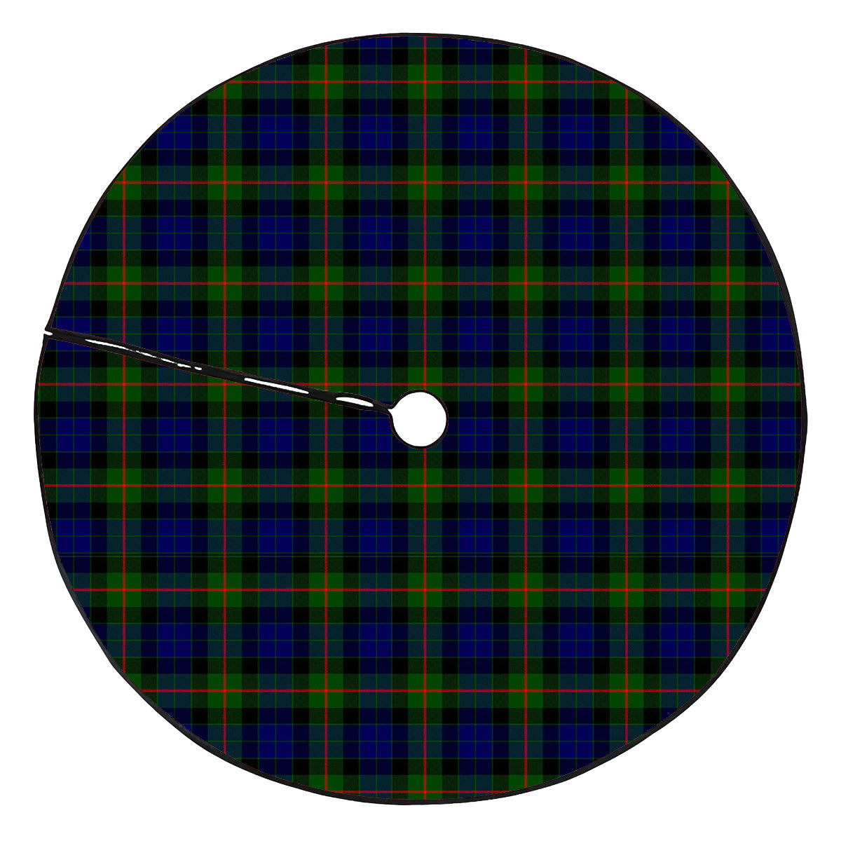 Gunn Modern Tartan Plaid Christmas Tree Skirt