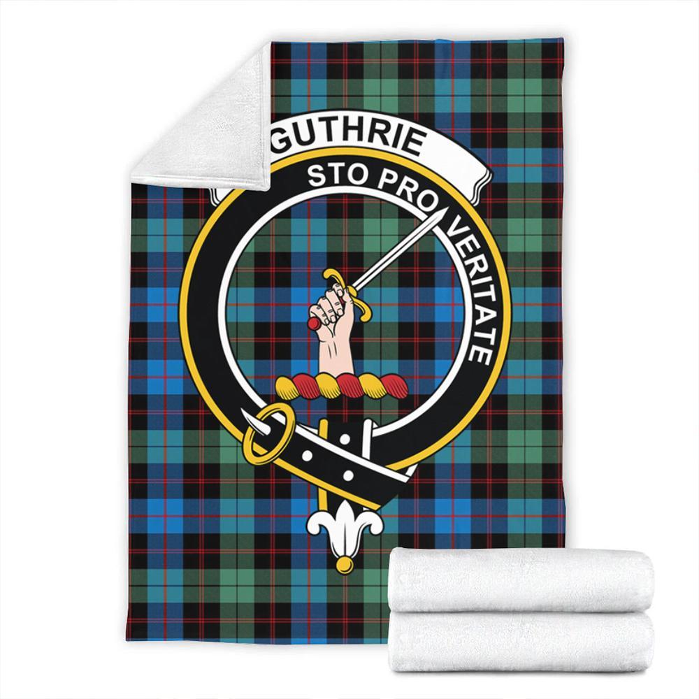 Guthrie Ancient Tartan Crest Premium Blanket