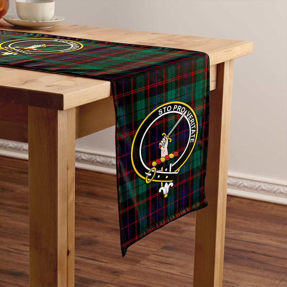 Guthrie Modern Tartan Crest Table Runner