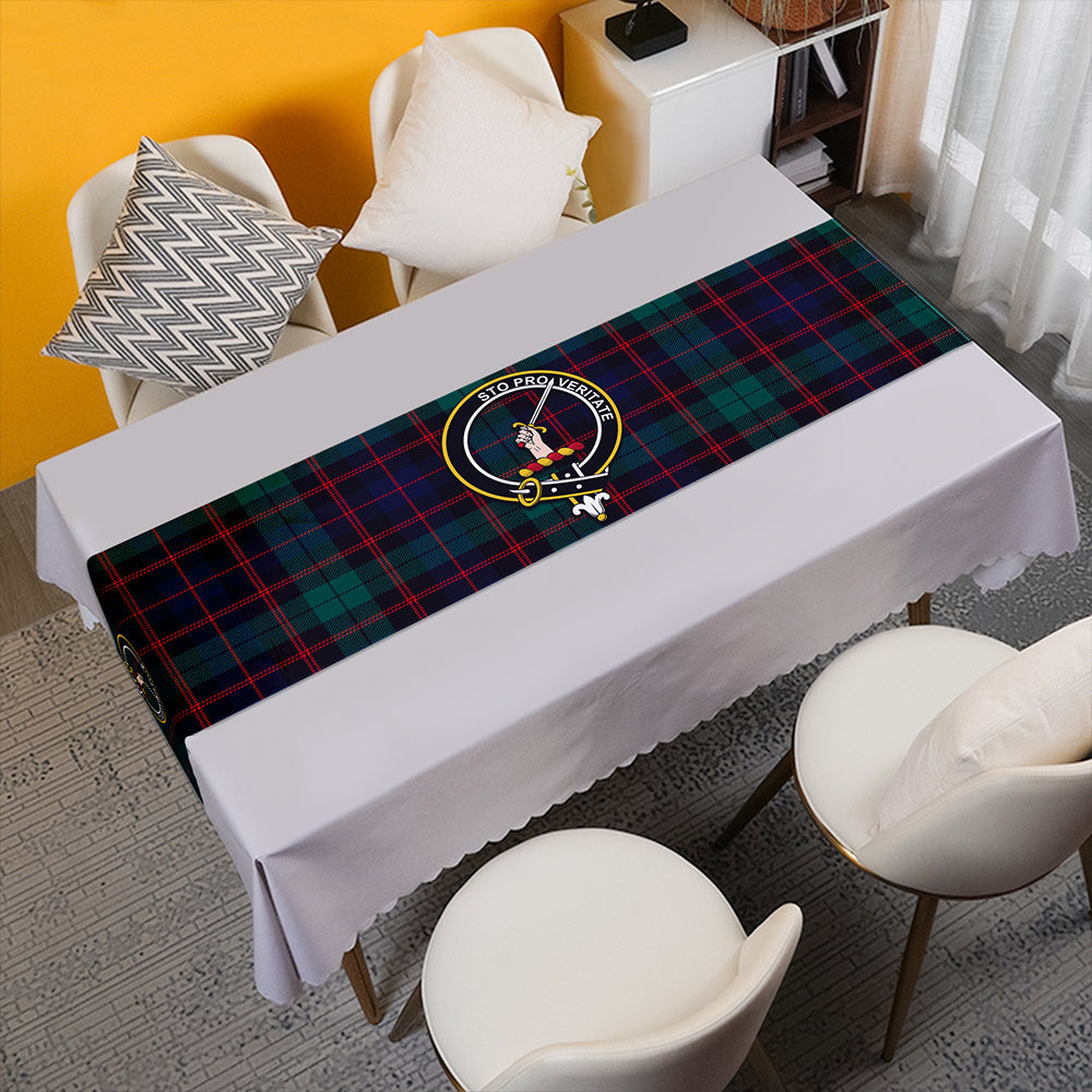 Guthrie Modern Tartan Crest Table Runner