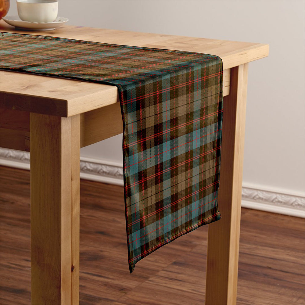 Guthrie Weathered Tartan Crest Table Runner