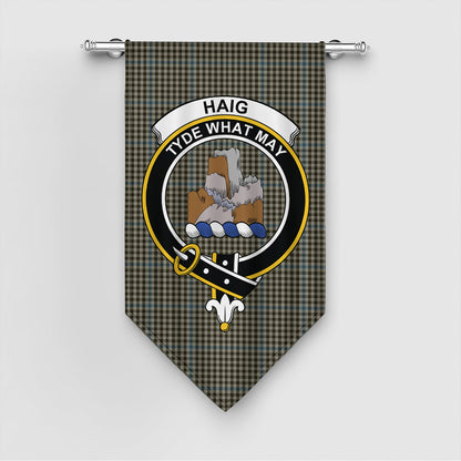 Haig Check Tartan Crest Gonfalon