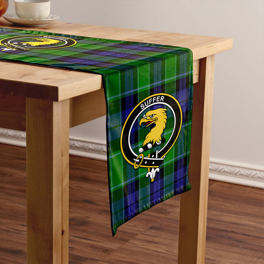 Haldane Tartan Crest Table Runner