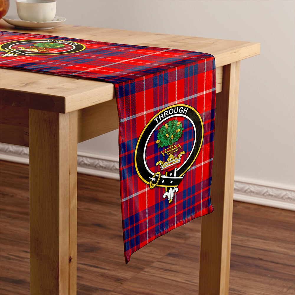 Hamilton Modern Tartan Crest Table Runner