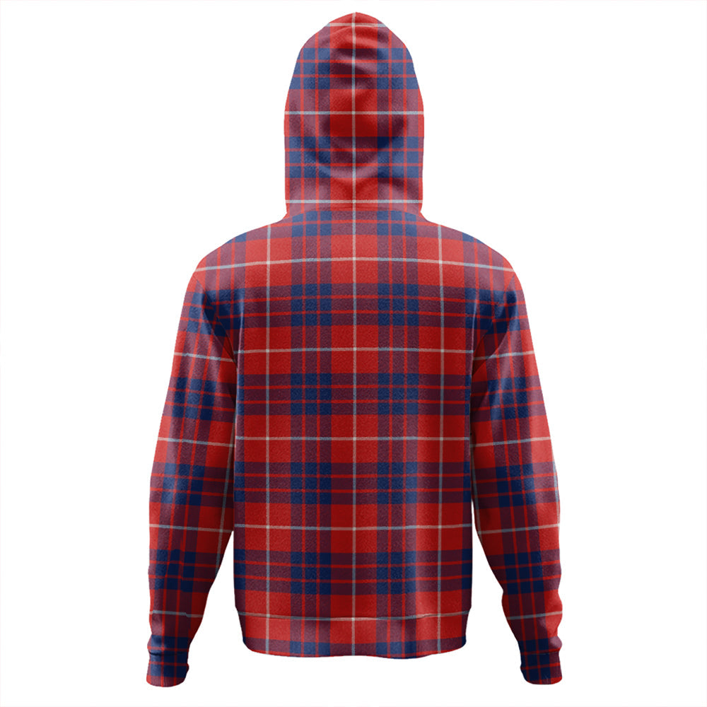 Hamilton Modern Tartan Plaid Hoodie