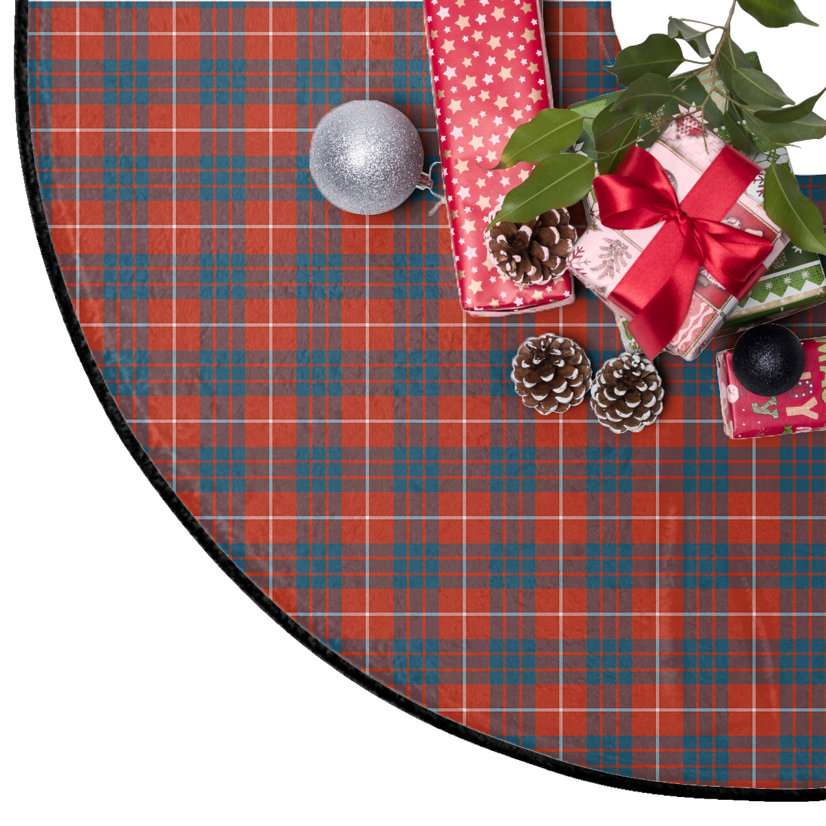 Hamilton Ancient Tartan Plaid Christmas Tree Skirt