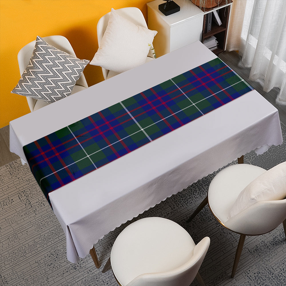 Hamilton of Clayton Modern Tartan Crest Table Runner