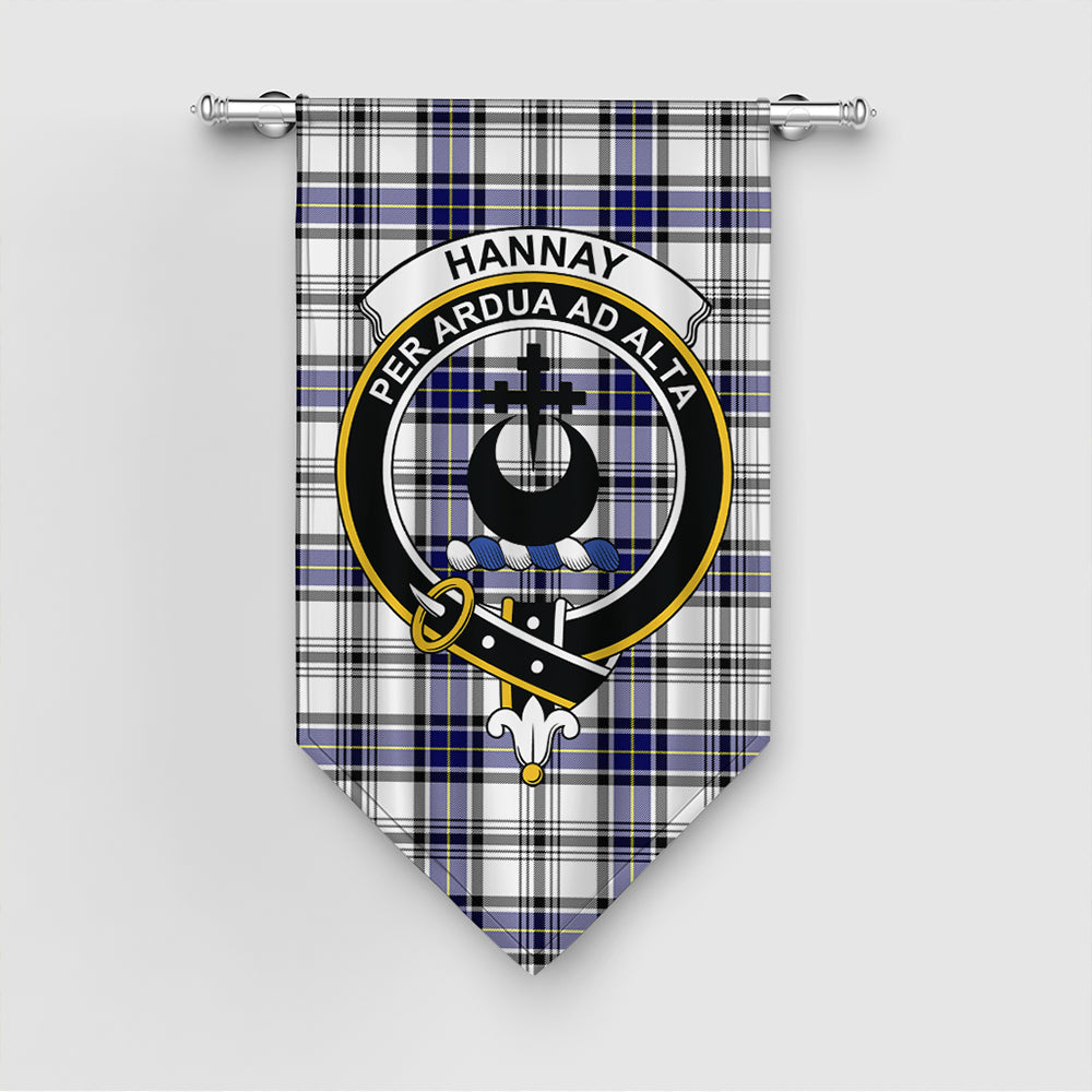 Hannay Modern Tartan Crest Gonfalon