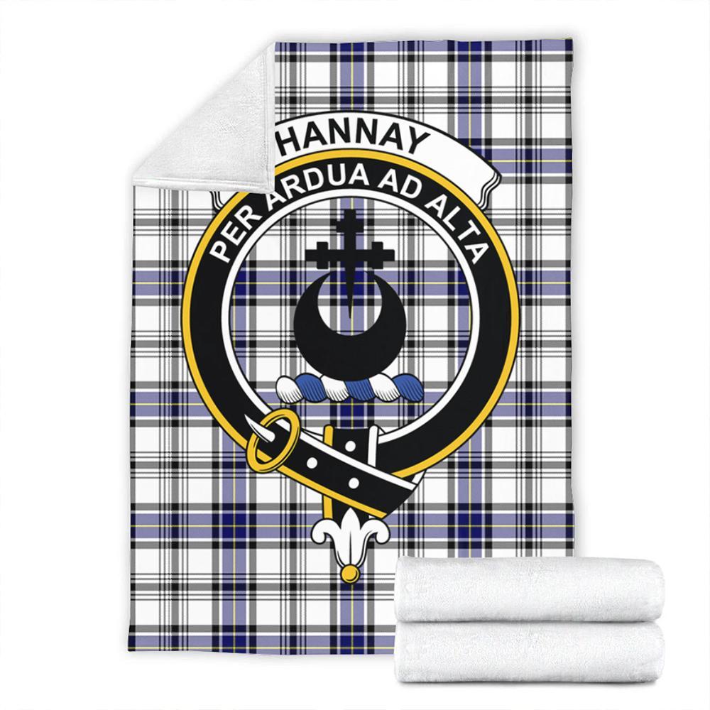 Hannay Modern Tartan Crest Premium Blanket