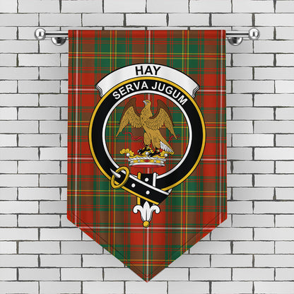 Hay Ancient Tartan Crest Gonfalon