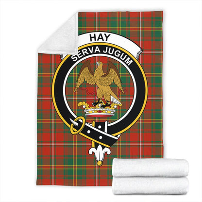 Hay Ancient Tartan Crest Premium Blanket