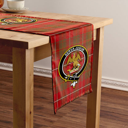 Hay Weathered Tartan Crest Table Runner