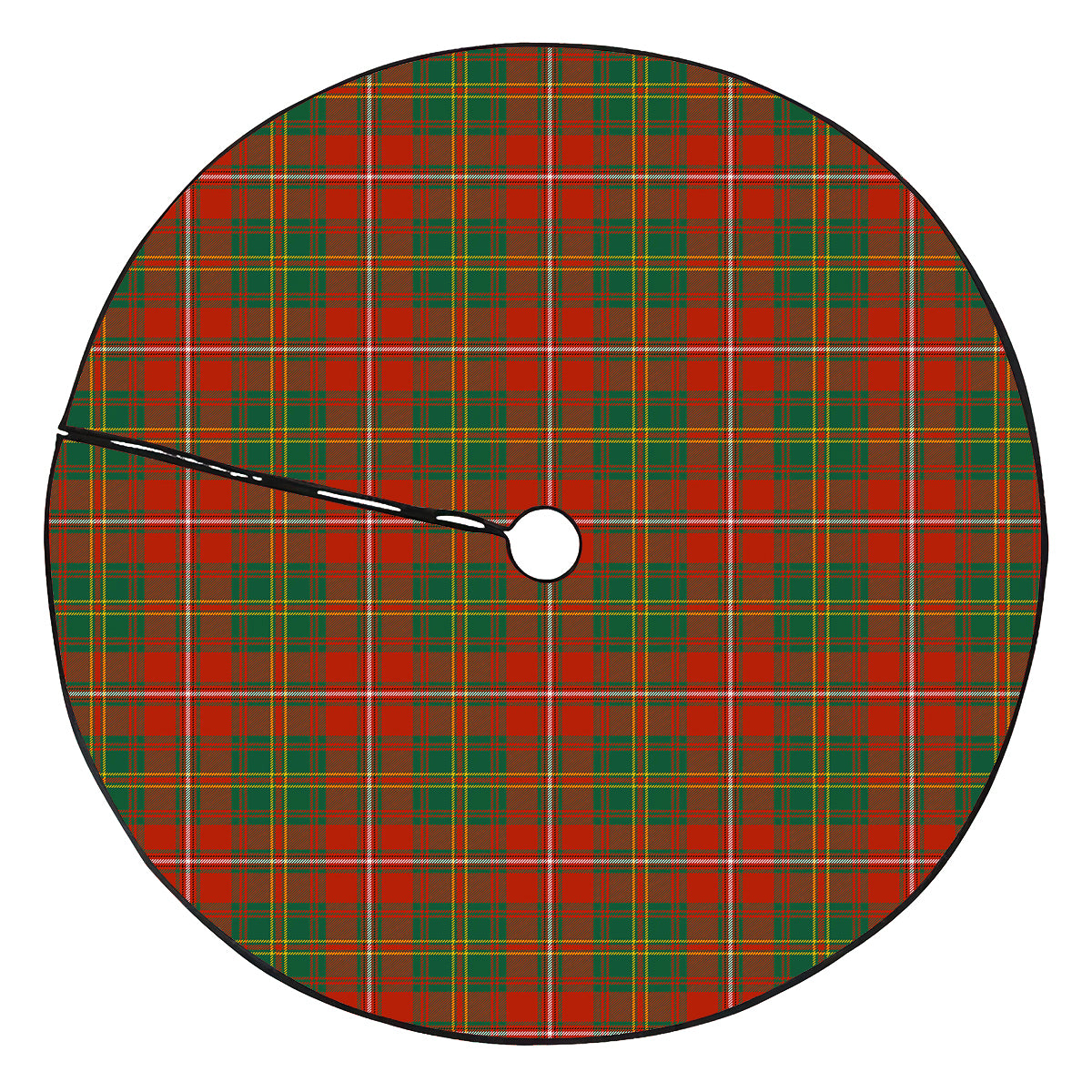 Hay Ancient Tartan Plaid Christmas Tree Skirt